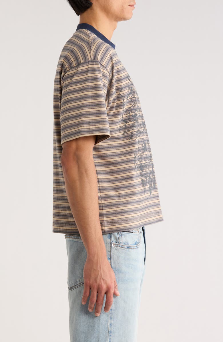 JUNGLES Loud Noises Stripe T-Shirt, Alternate, color, Stripe