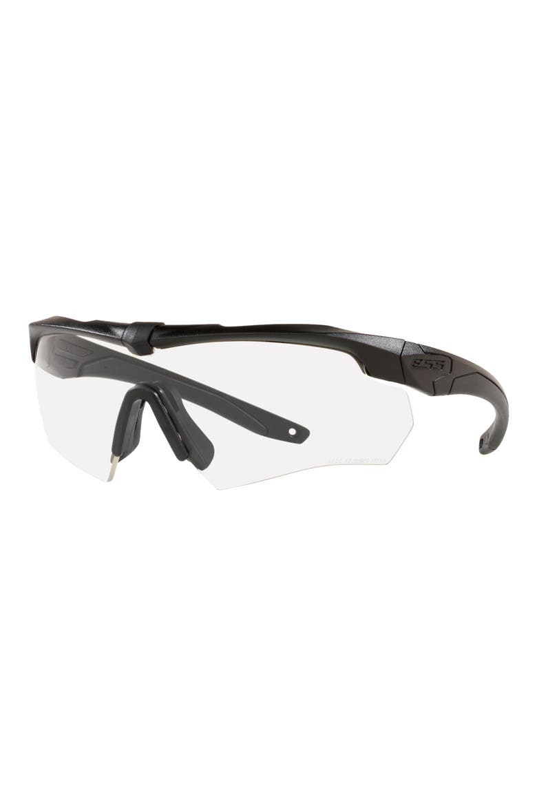 ESS Crossbow Gasket 180mm PPE Shield Safety Glasses, Alternate, color, MATTE BLACK