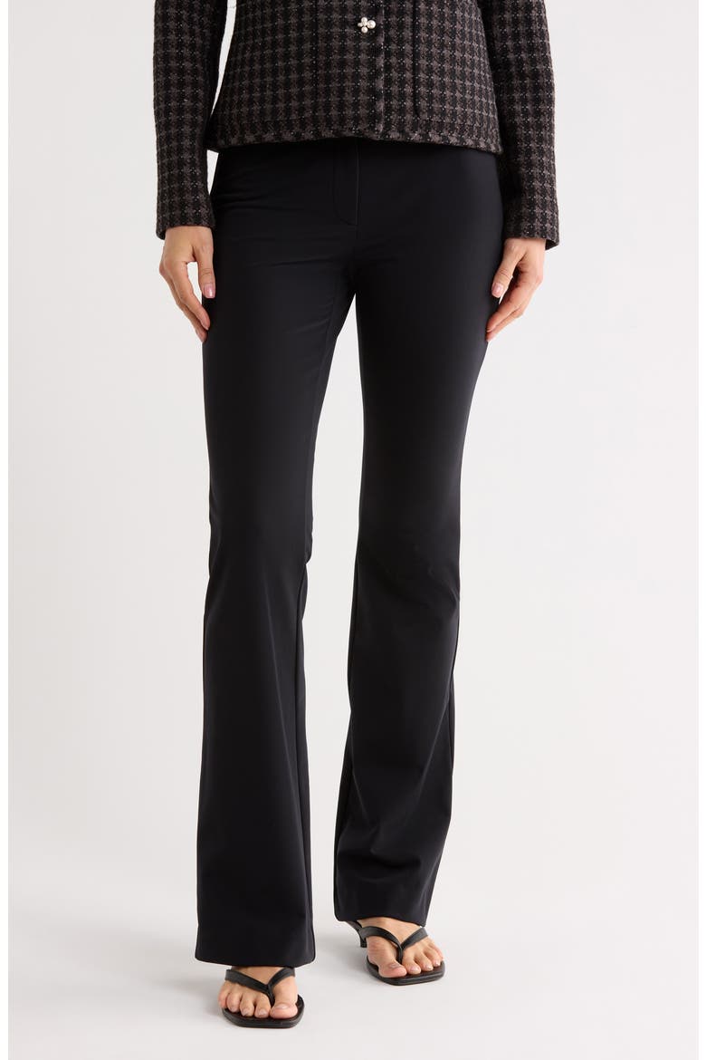 Waldorf Flare Leg Pants, Main, color, BLACK