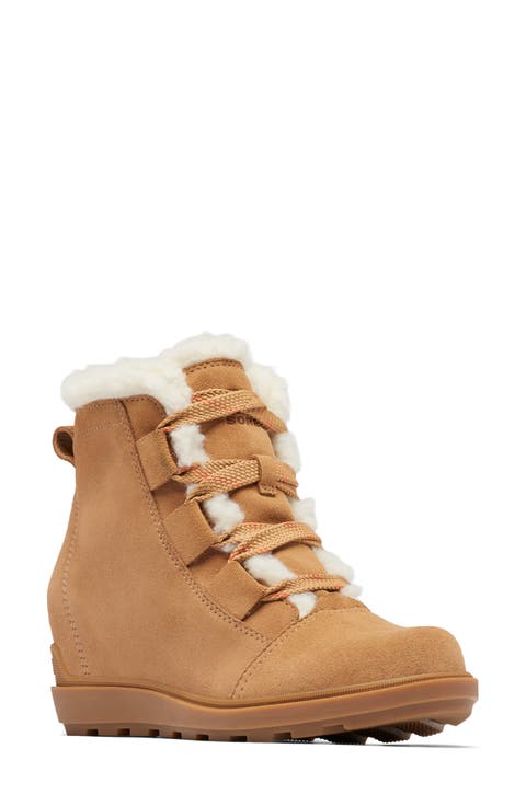 Evie II Cozy Waterproof Wedge Bootie (Women)