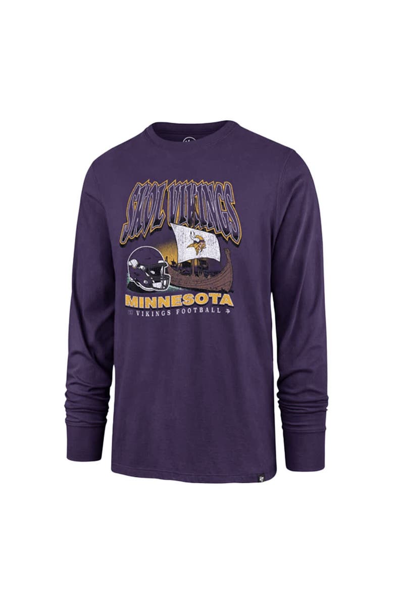 '47 Men's '47 Purple Minnesota Vikings Regional Super Rival Long Sleeve T-Shirt, Alternate, color, Purple
