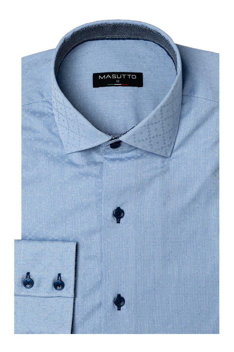 Seth Button Down Long Sleeve Shirt, Main, color, Blue