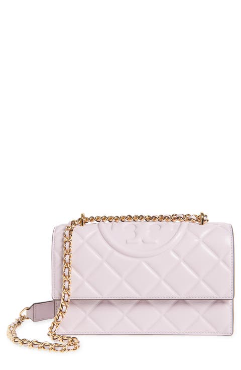 Small Fleming Diamond Quilted Leather Convertible Shoulder Bag