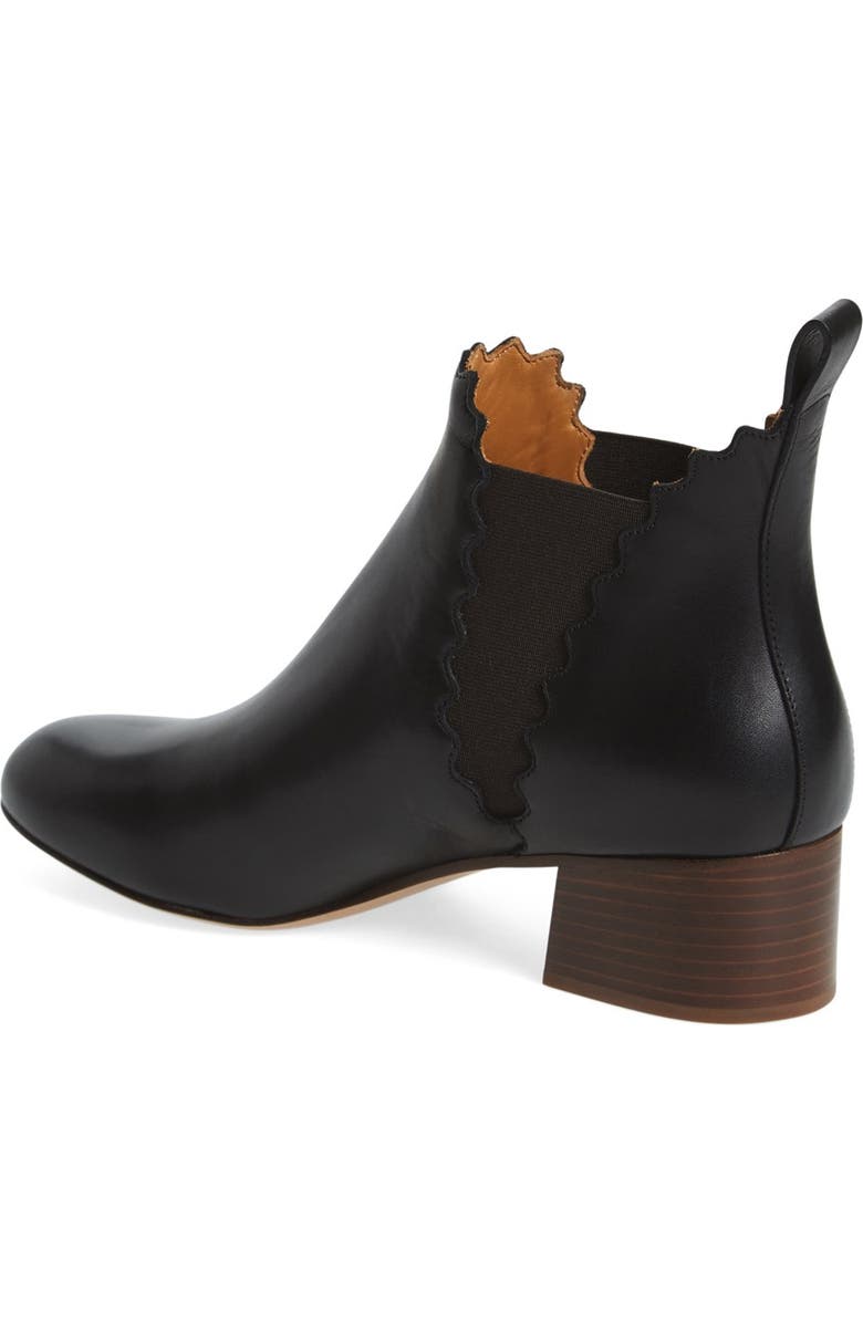 Chloé Scallop Chelsea Boot, Alternate, color,