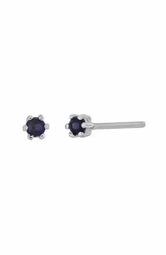 El Mar 18k Gold Sapphire Stud Earrings
