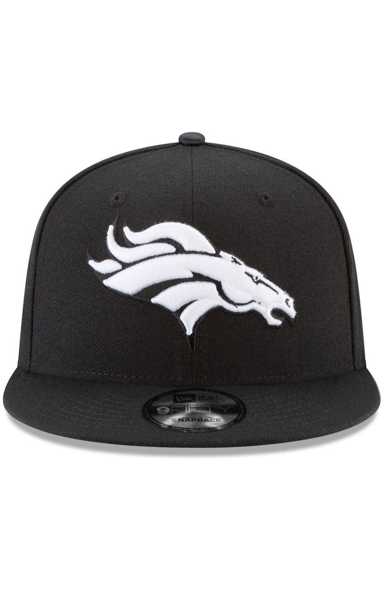 New Era Men's New Era Black Denver Broncos B-Dub 9FIFTY Adjustable Hat, Alternate, color, 