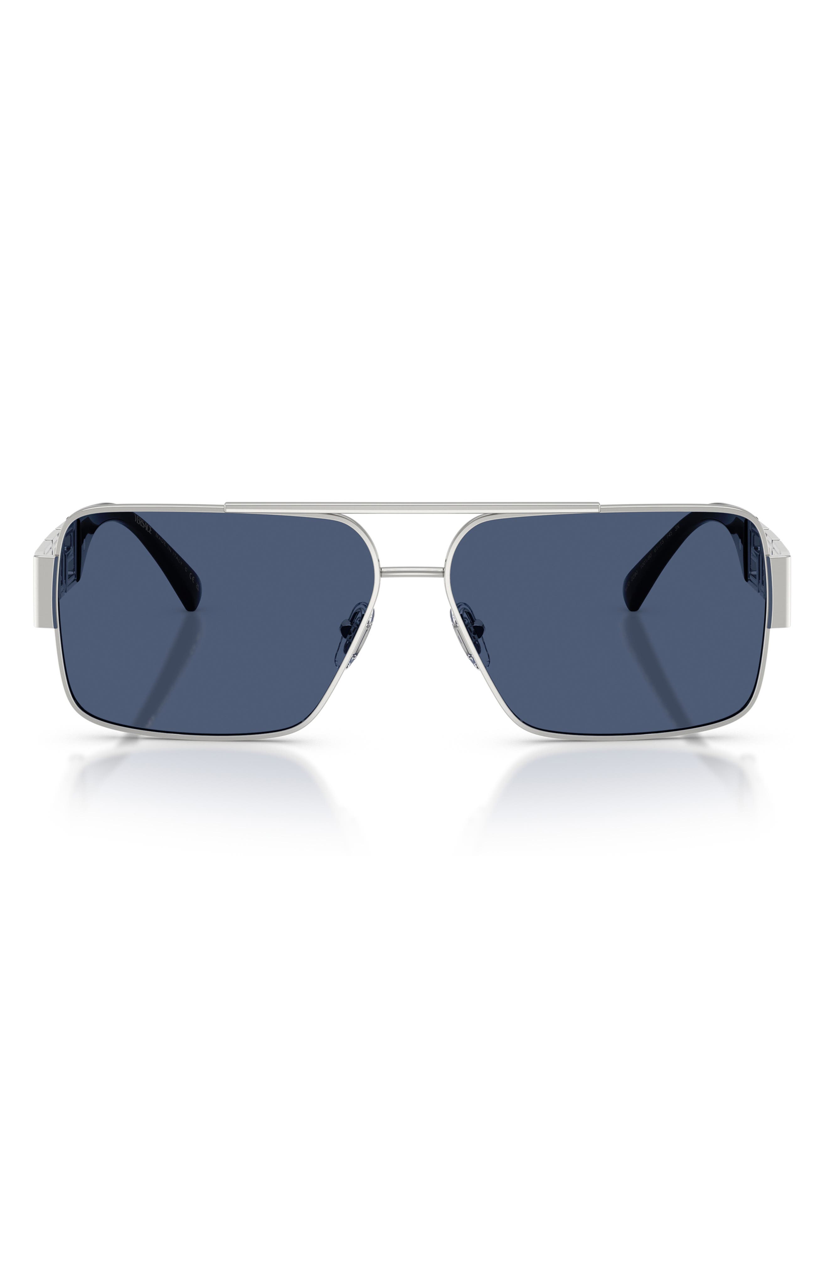 SILVER / DARK BLUE
