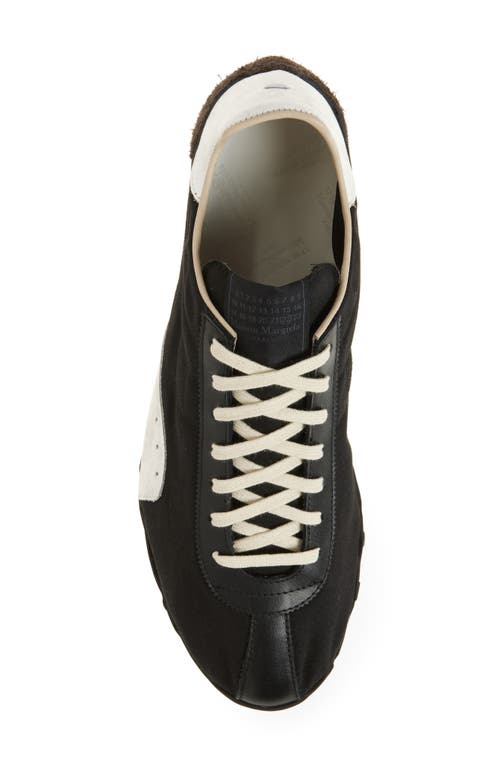 Maison Margiela Sprinters Low-top Sneakers In Black/white/anthracite