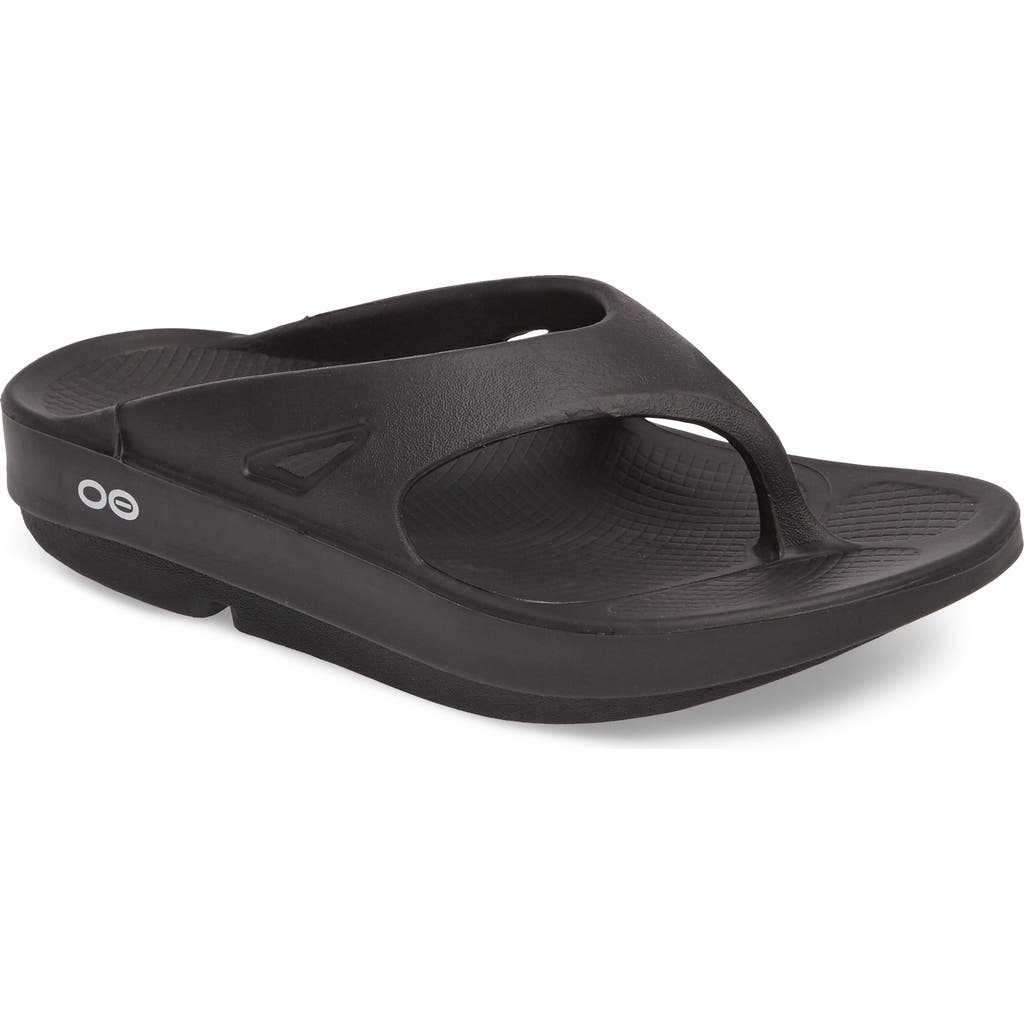 Oofos Gender Inclusive OOriginal Sandal in Black  product