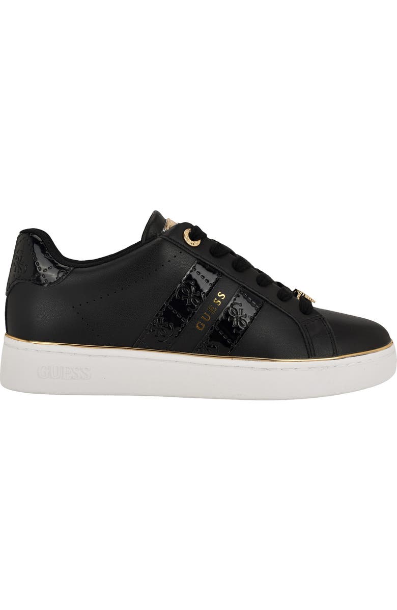 GUESS Barlie Sneaker, Alternate, color, Black