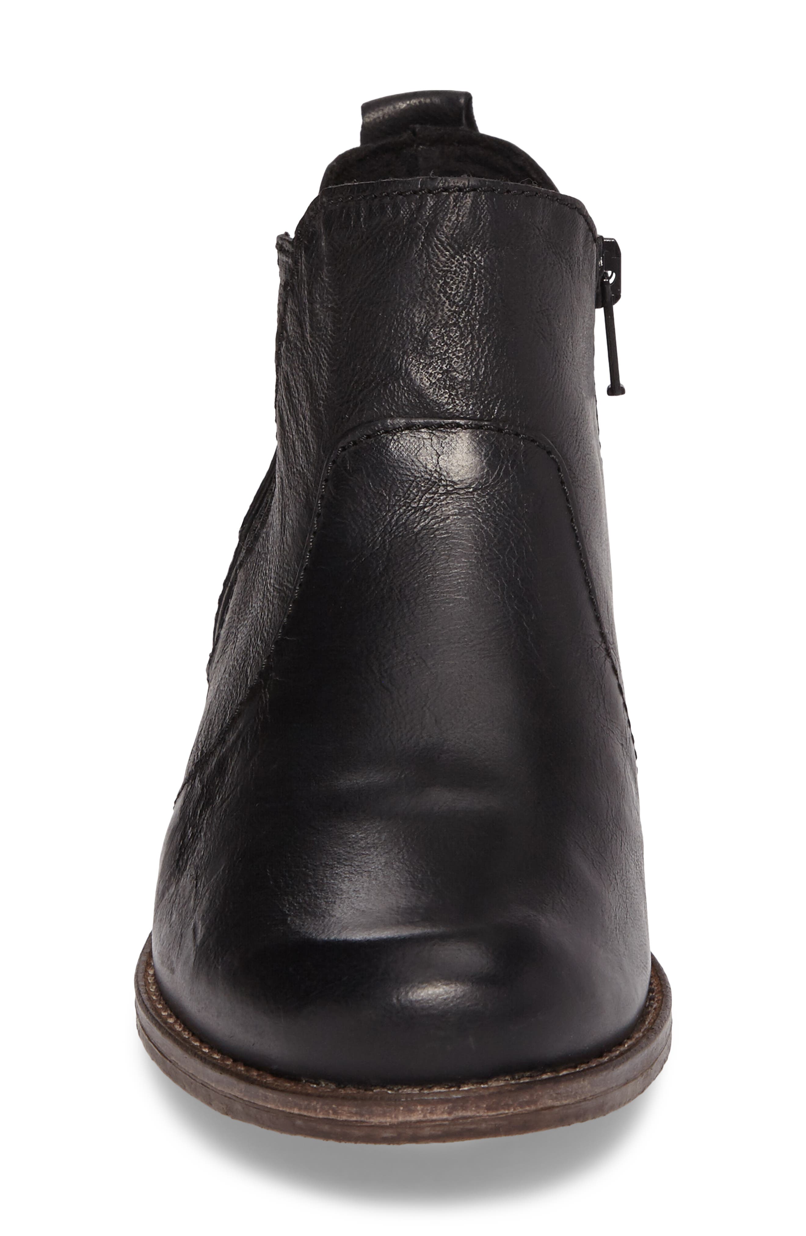 Sienna 45 Chelsea Bootie, Alternate, color, BLACK LEATHER