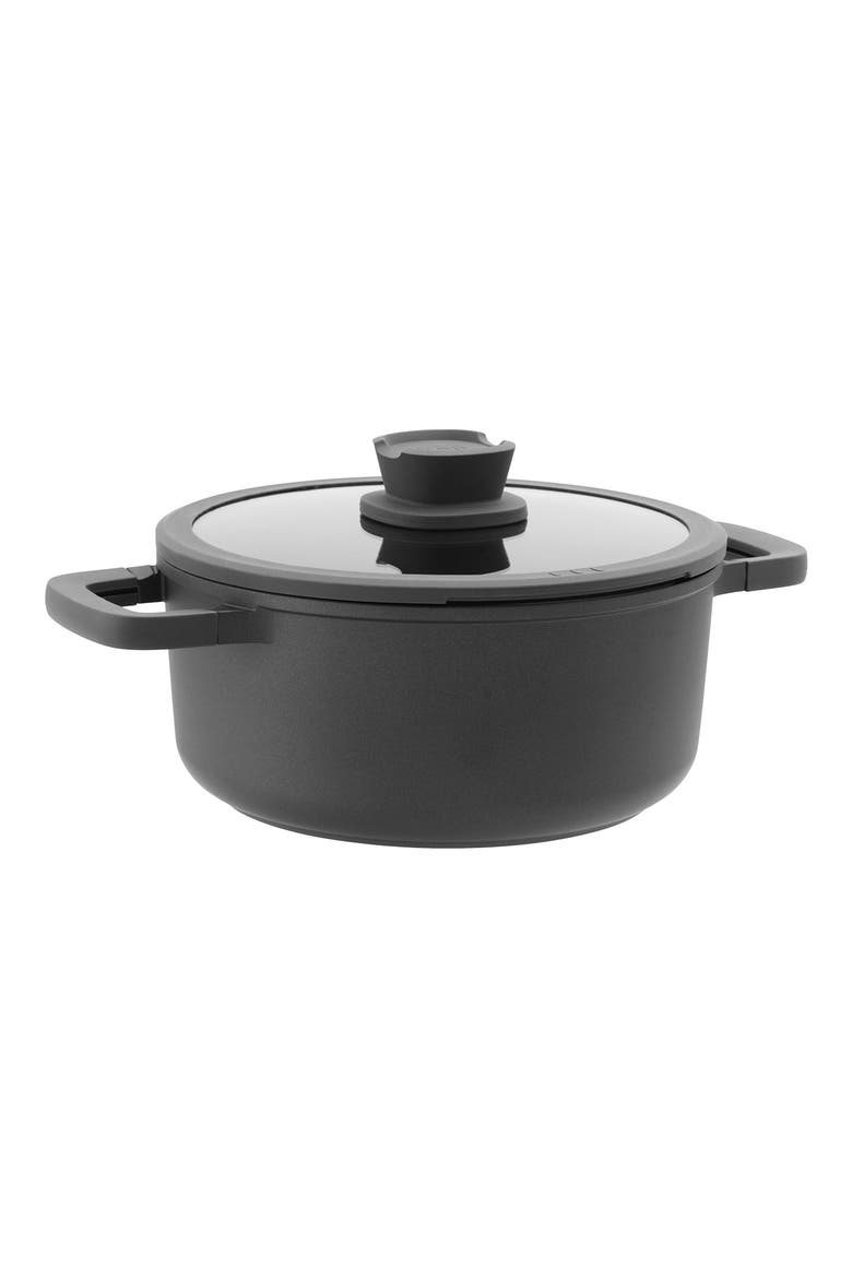 Leo Stone+ Stockpot, Main, color, BLACK