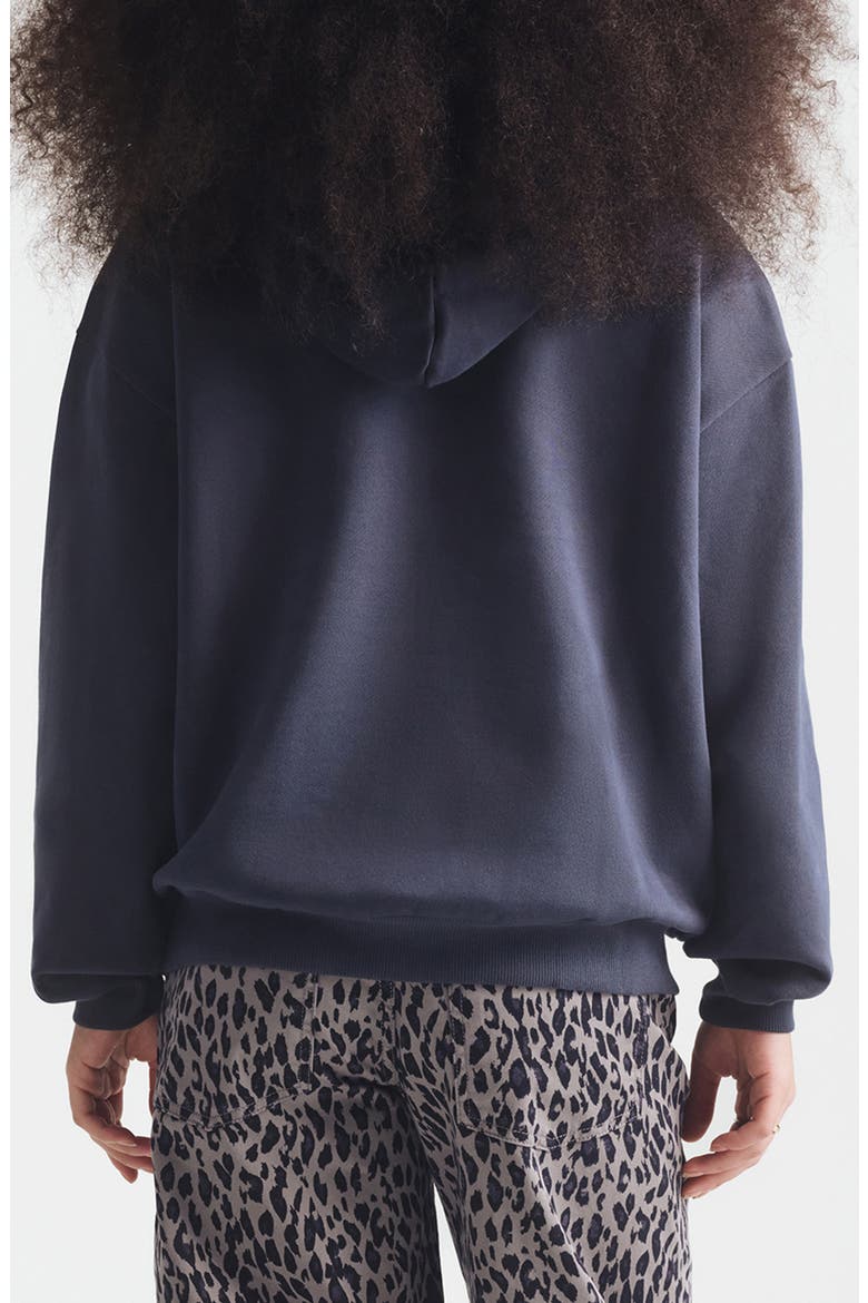 Logo Print Hoodie, Alternate, color, BLUEBERRY