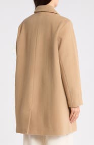 Eileen Fisher Herringbone Wool Coat