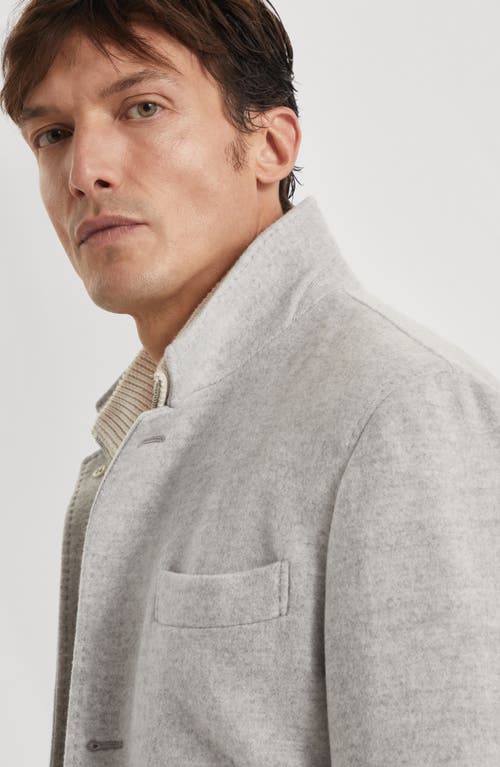 Shop Brunello Cucinelli Blazer-style Outerwear In Pebble