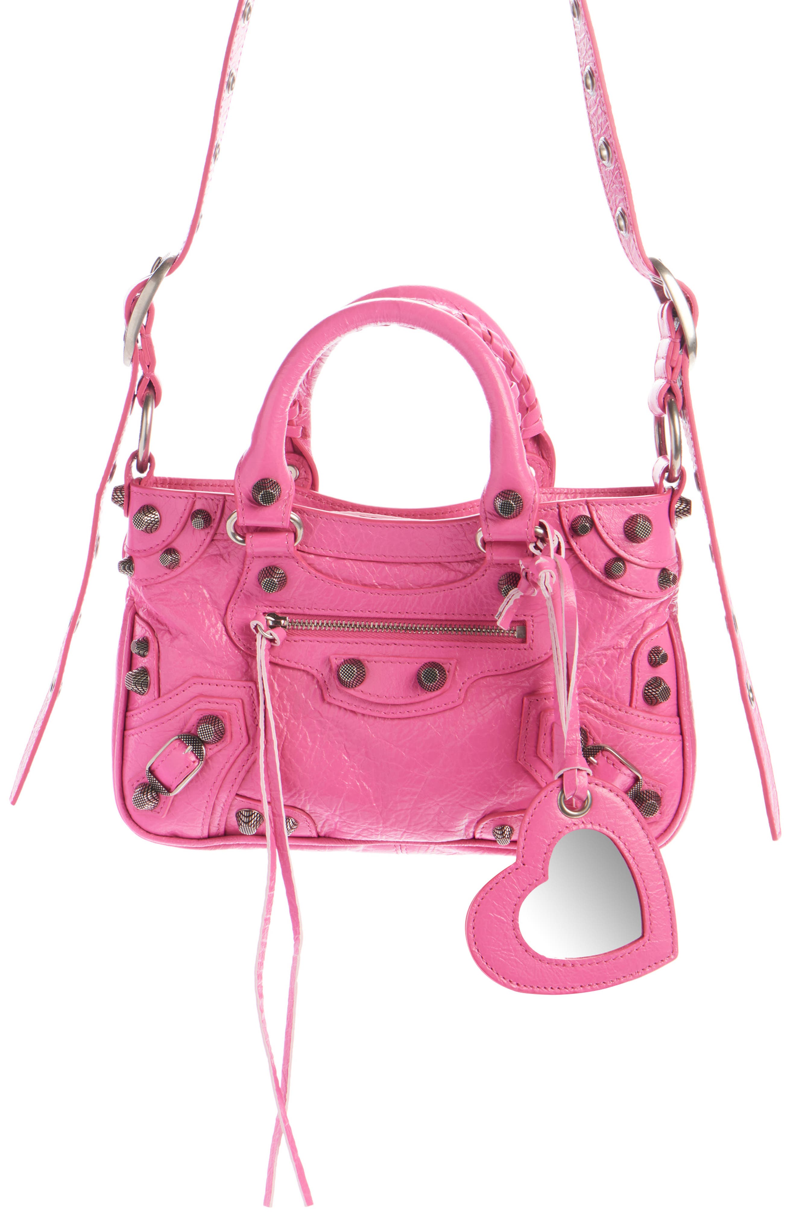 Balenciaga Small Neo Cagole Leather Tote, Main, color, 