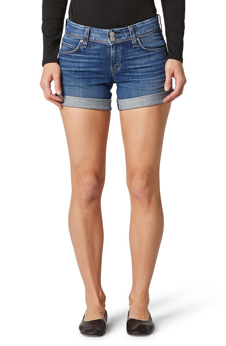 Hudson Jeans Croxley Cuff Denim Shorts, Main, color, 