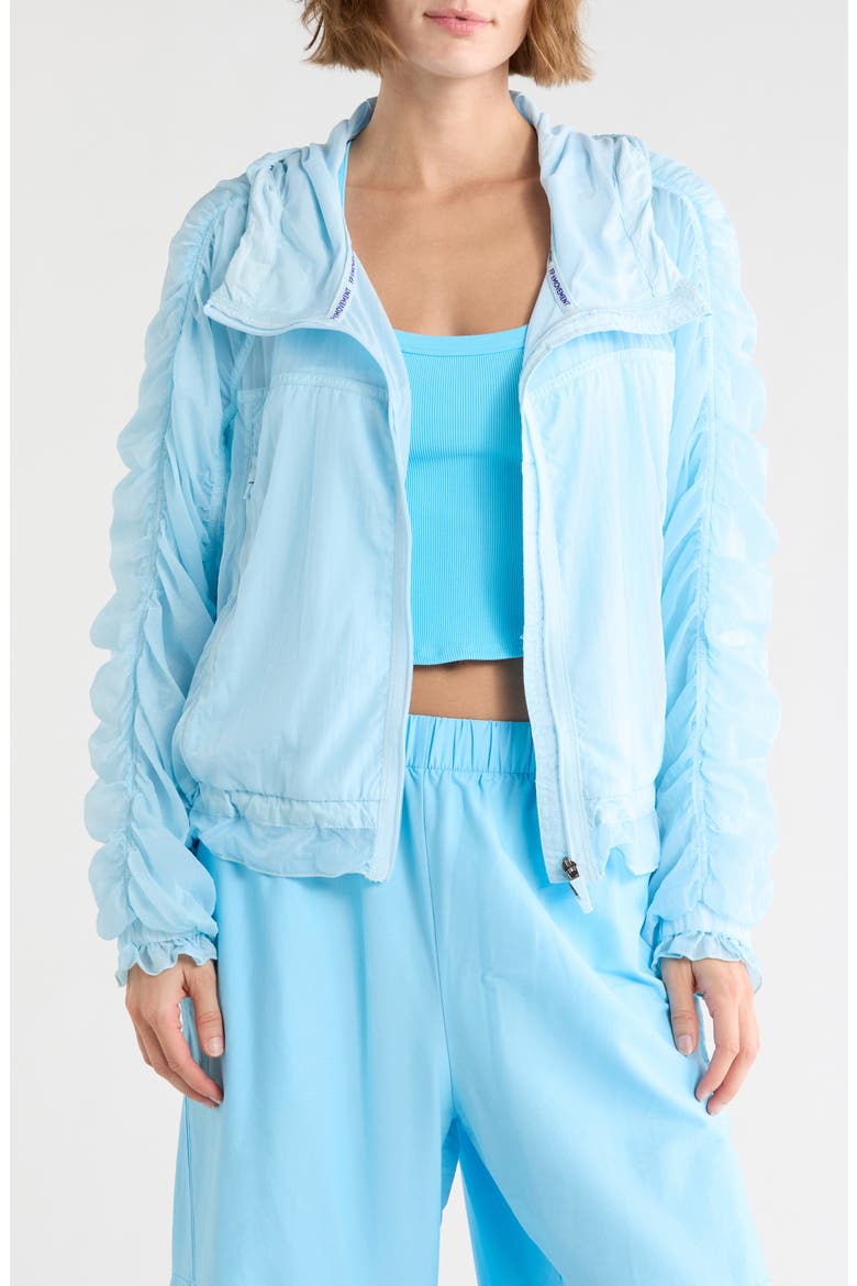 Sheer Bliss Performance Jacket, Main, color, BLUE