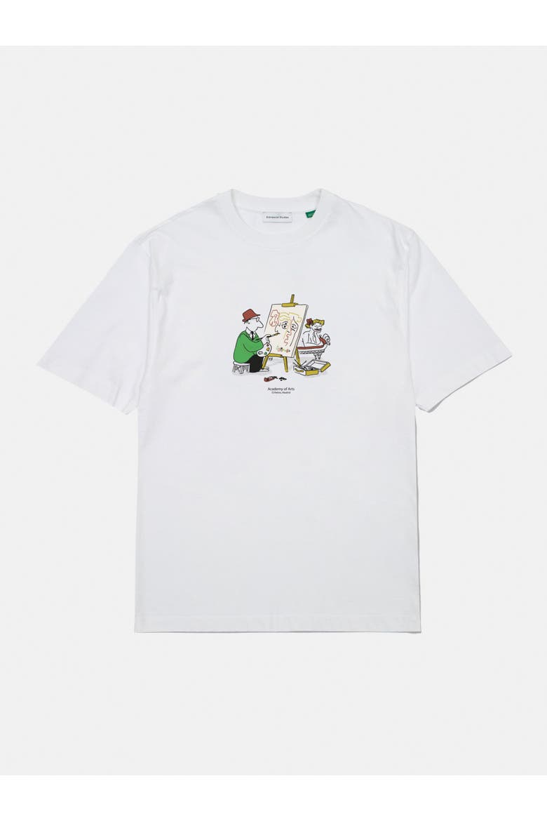 Avant Garde Printed T-Shirt, Alternate, color, Plain White