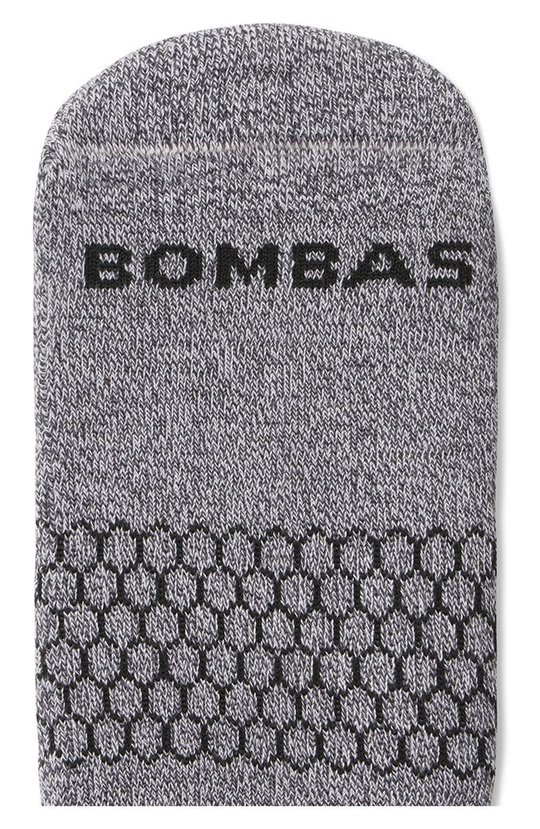 Bombas Marled Ankle Socks, Alternate, color, Charcoal