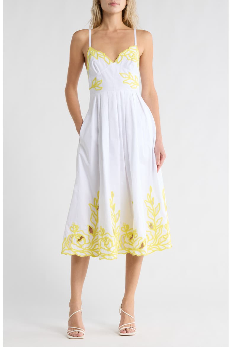 Maude Embroidered A-Line Dress (Women) | Nordstromrack