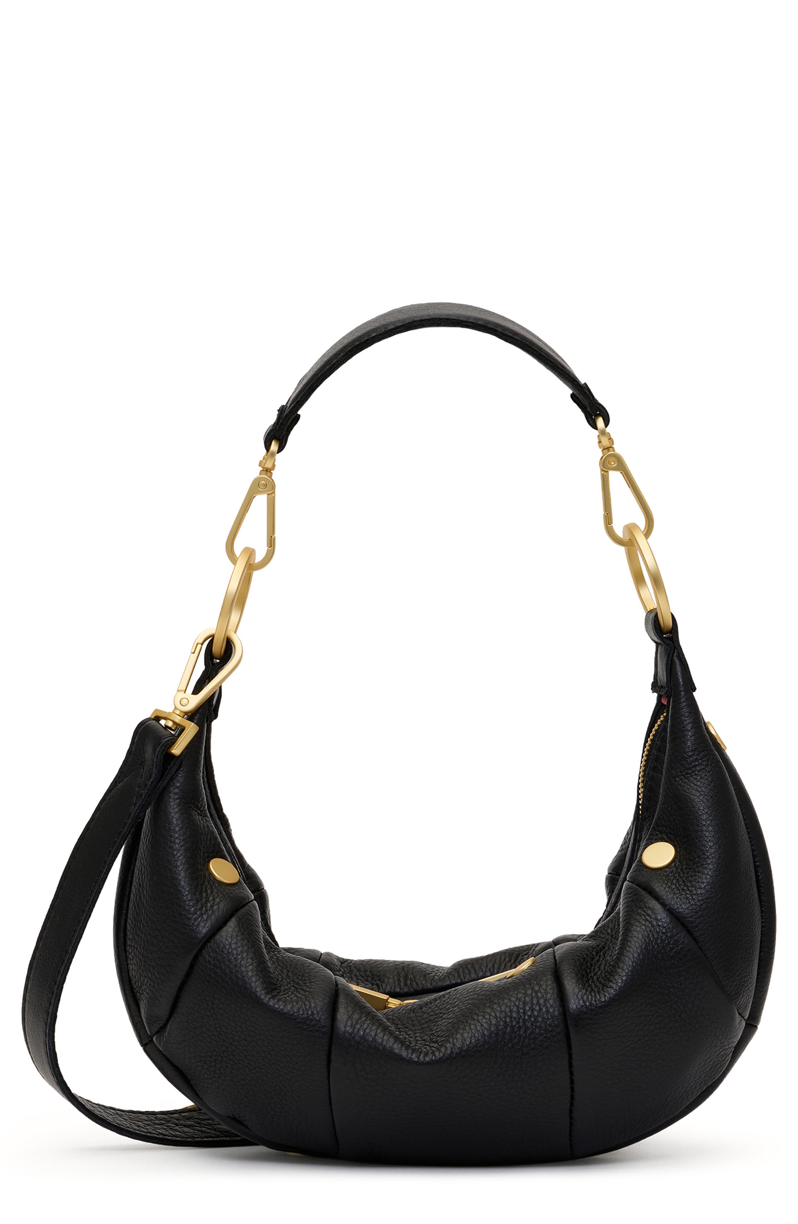 HAMMITT Erica Sml Bag, Main, color, Black/ Brushed Gold