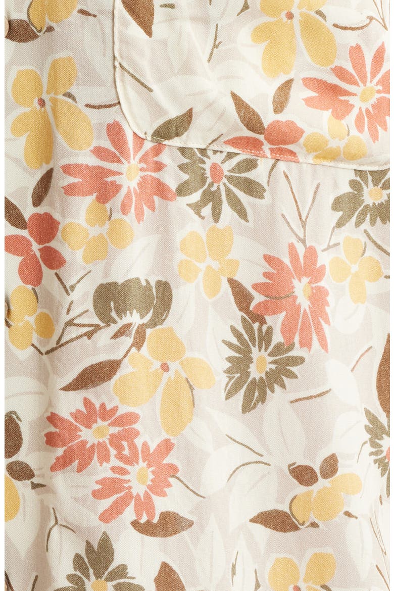 Kona Floral Camp Shirt, Alternate, color, OAKWOOD LAKES FLORAL
