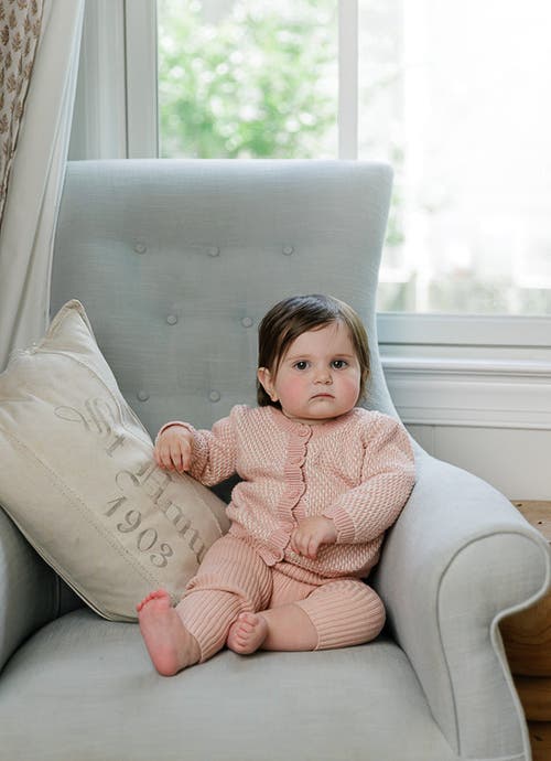 Ely's & Co. Looms Bubble Knit Collection In Mauve
