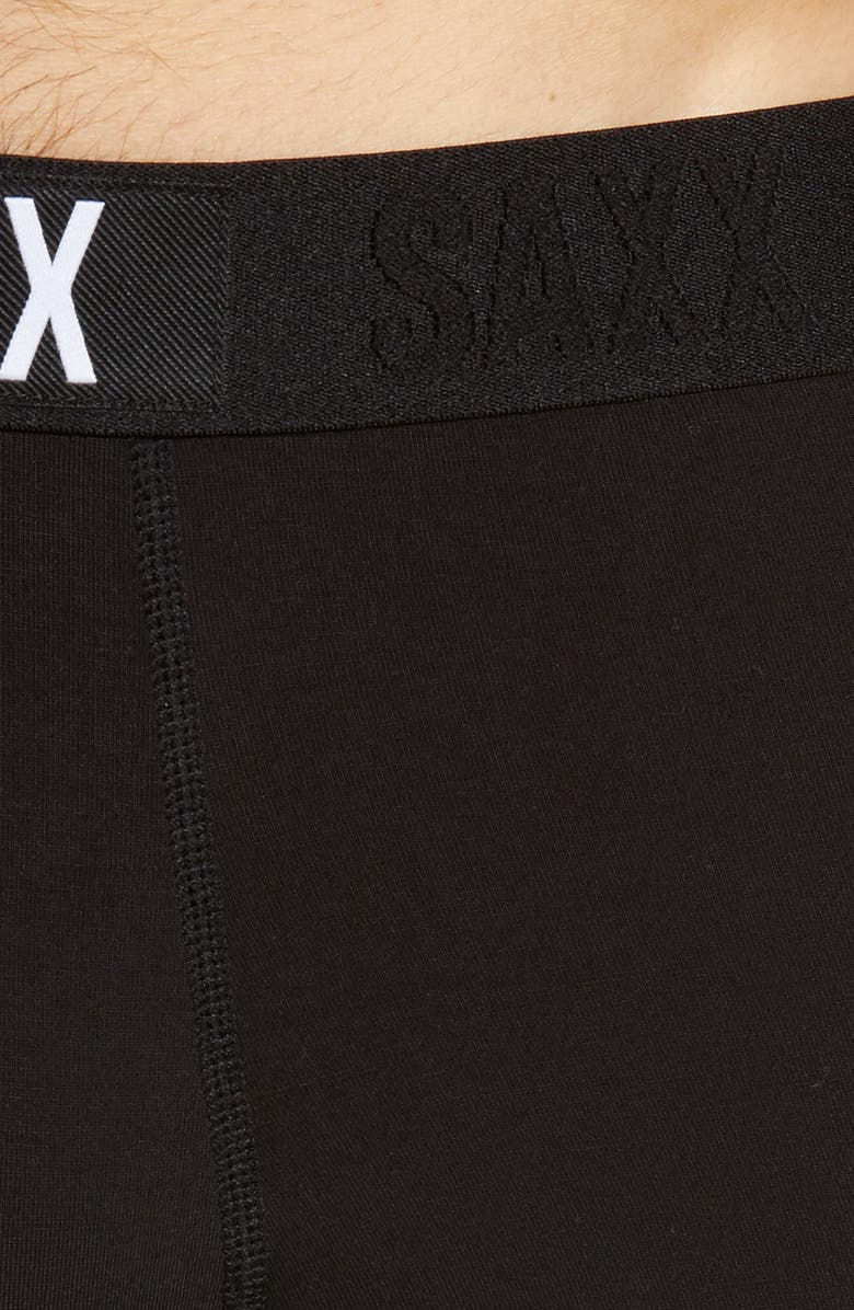 SAXX Vibe Super Soft Slim Fit Trunks, Alternate, color, Black