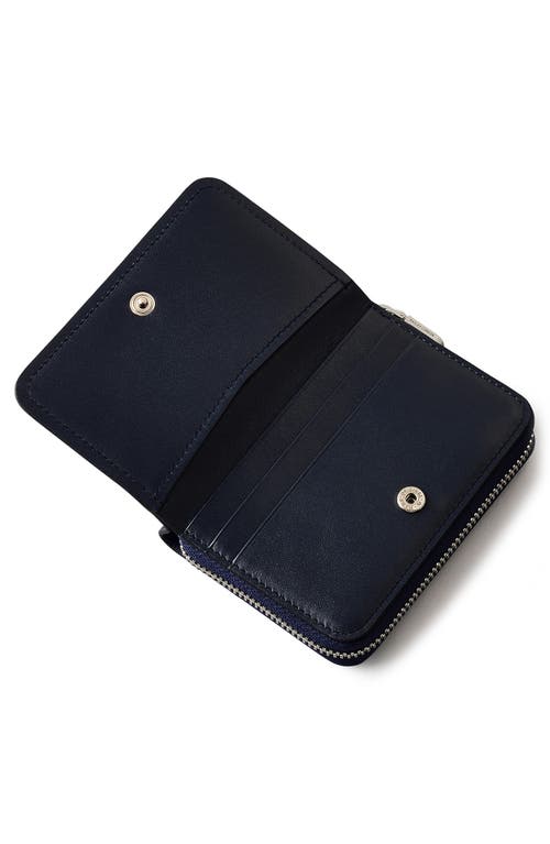 Radley Bow Street Small Zip Leather Wallet In Purple