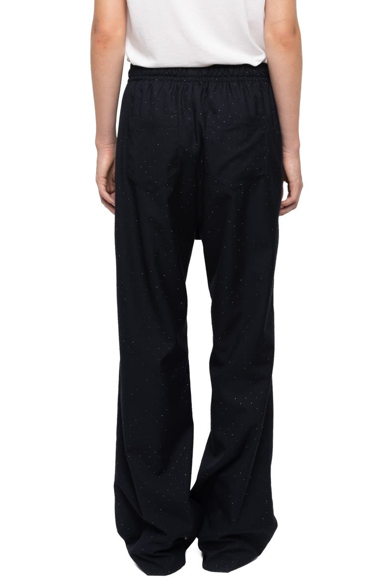 Poma Strass Relaxed Pants, Alternate, color, ENCRE