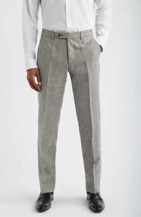 Zanella Parker Mini Check Linen Pants
