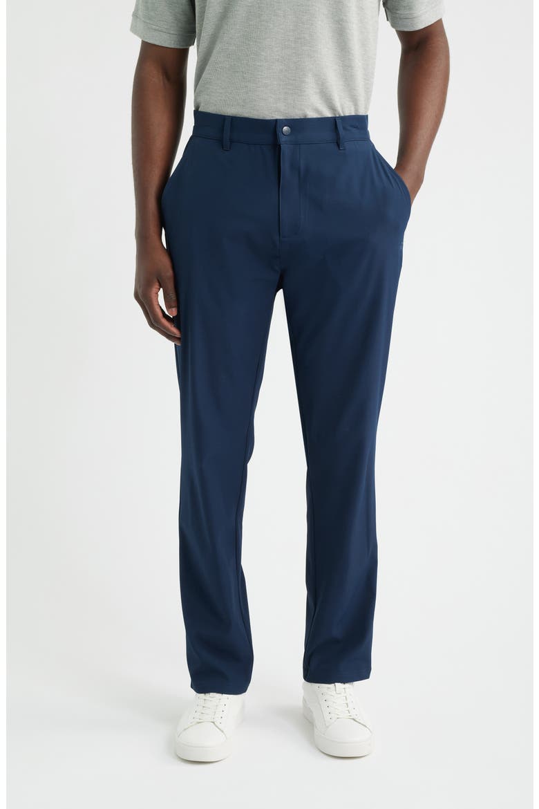Commuter Straight Leg Pants, Main, color, NAVY
