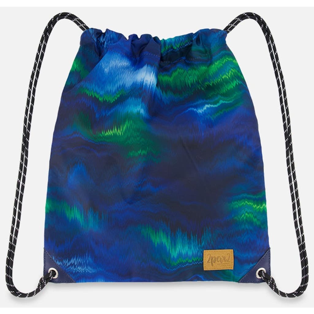 Deux Par Deux Drawstring Bag In Multi