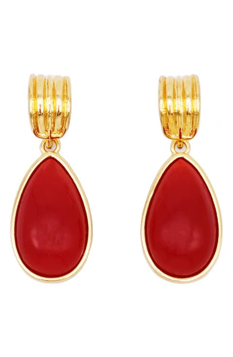 Teardrop Hoop Earrings