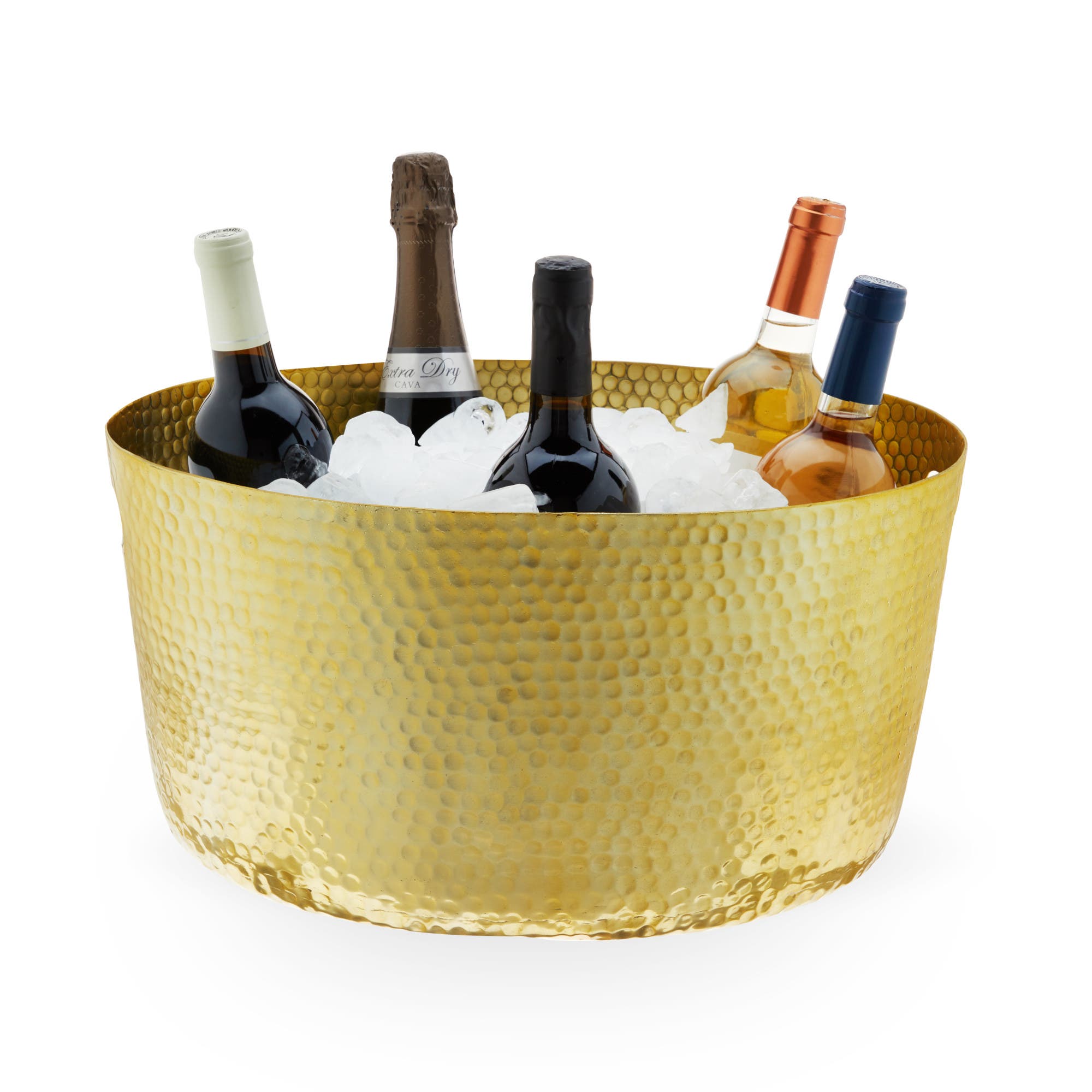 Twine Hammered Metal Tub - Thumbnail 2