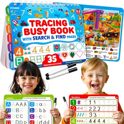 Kids Handwriting and Search & Find Activity Cards Set