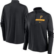 Nike Women's Nike Black Pittsburgh Pirates Primetime Local Touch Pacer Quarter-Zip Top
