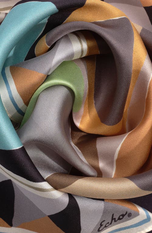 Echo Painted Dots Silk Bandana In Multi