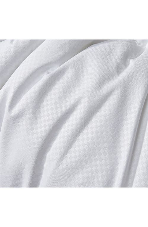 Modern Threads Reversible Microfiber Comforter In White Square