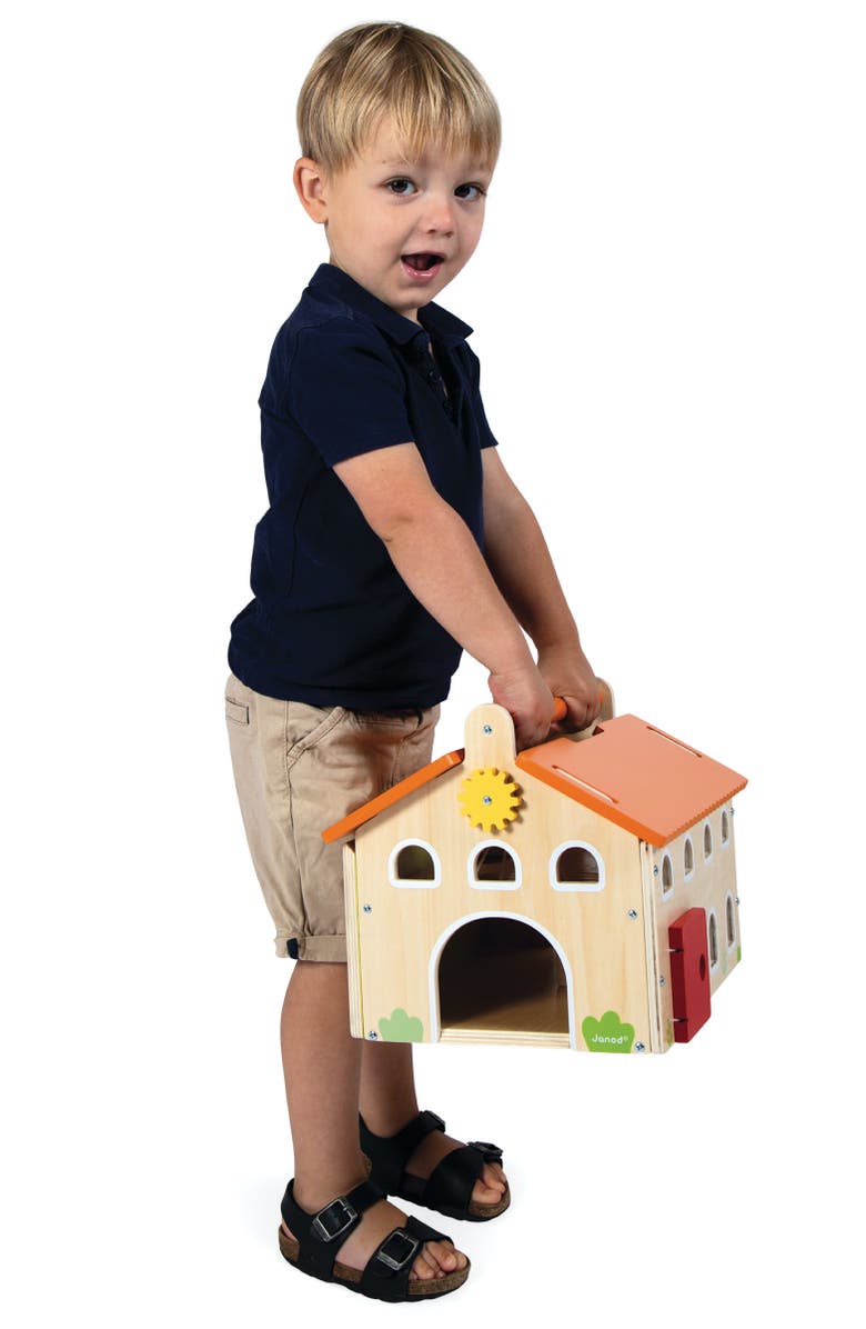 Janod My First Farm Play Set, Alternate, color, Brown