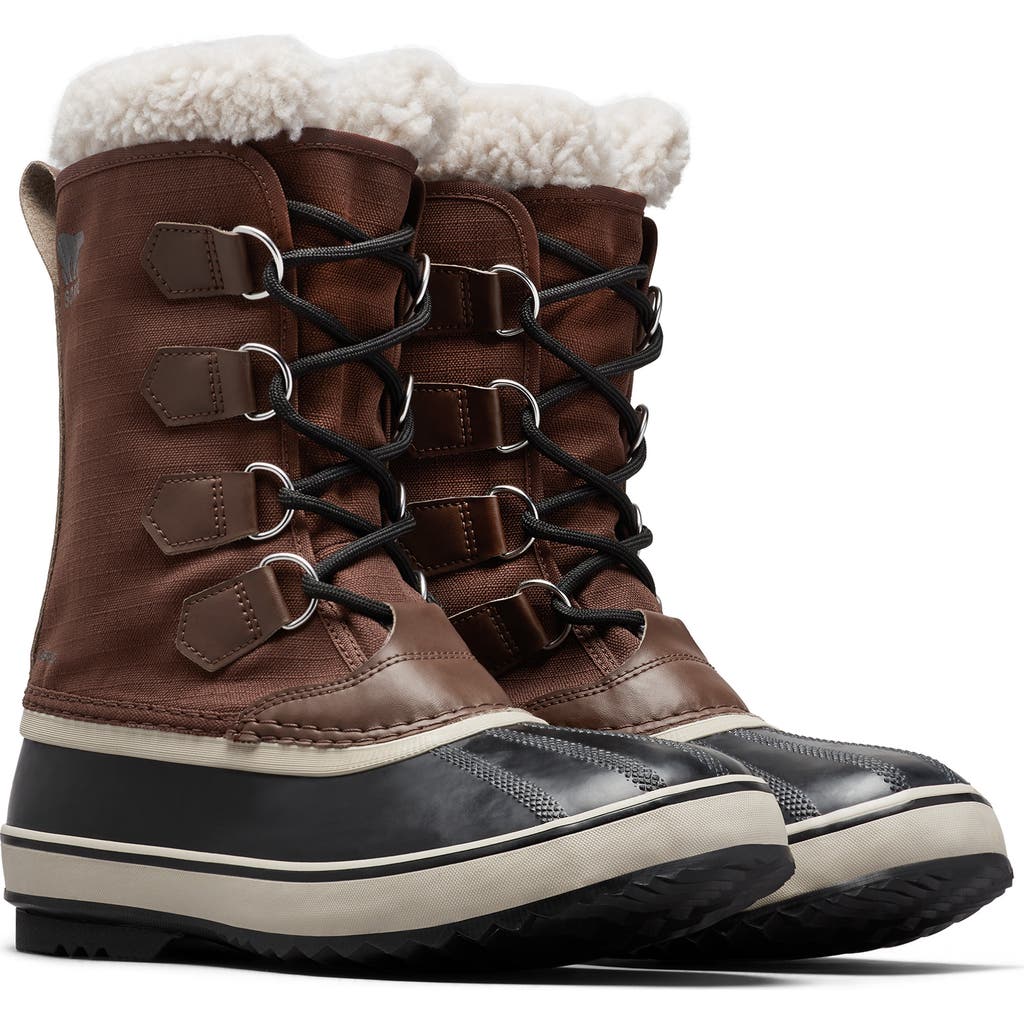 SOREL 1964 PAC™ Nylon Waterproof Boot in Tobacco/black at Nordstrom