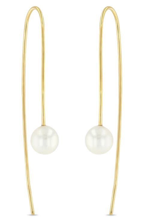 Freshwater Pearl Threader Earrings