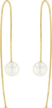 Zoë Chicco Freshwater Pearl Threader Earrings