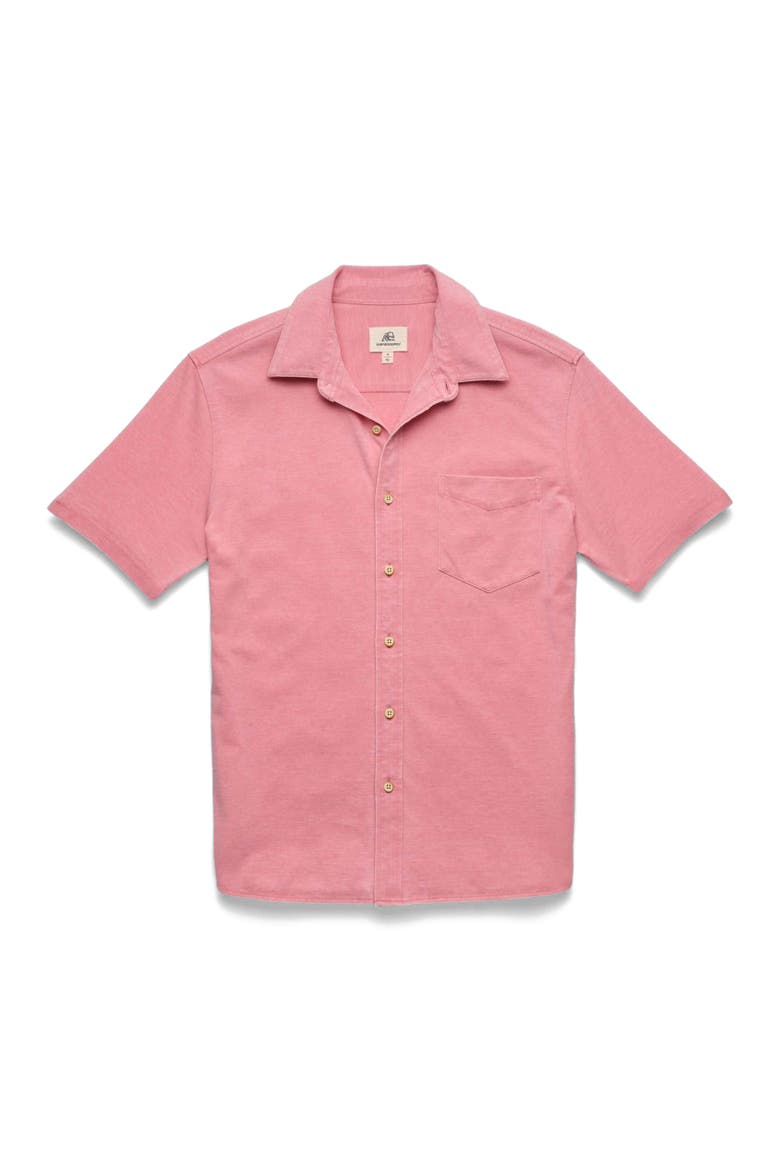 Tony Burnout Knit Shirt, Main, color, Brandied Apricot