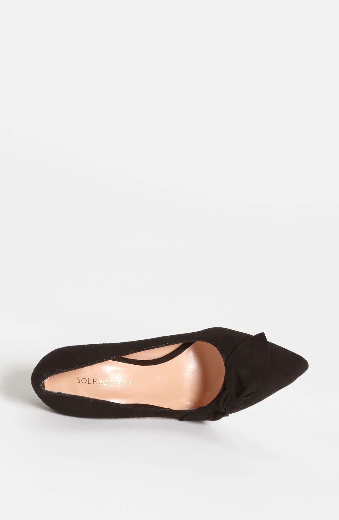 'Elisa' Pump, Alternate, color, BLACK