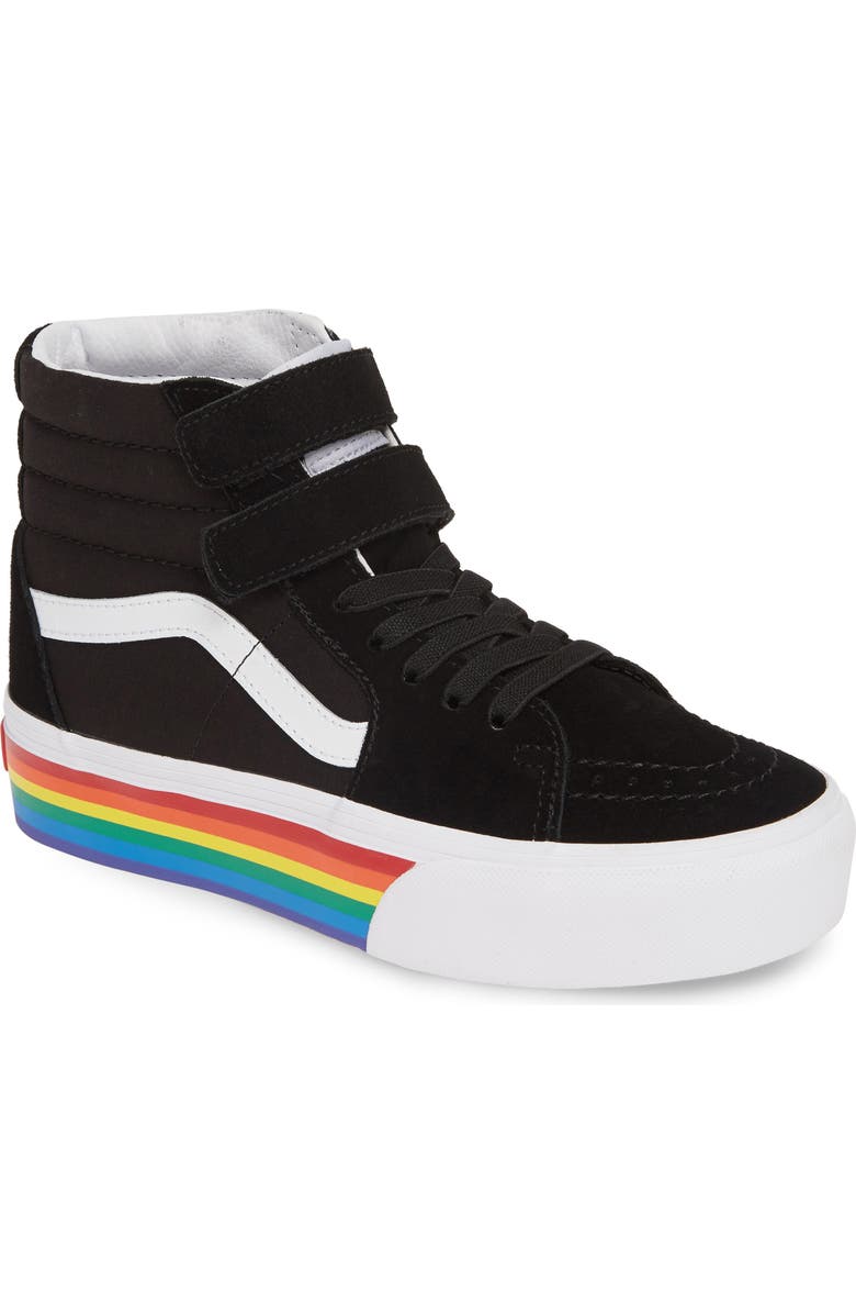 Vans Sk8-Hi V Rainbow Platform Sneaker, Main, color,
