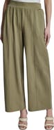 DKNY Logo Pull-On Wide Leg Pants