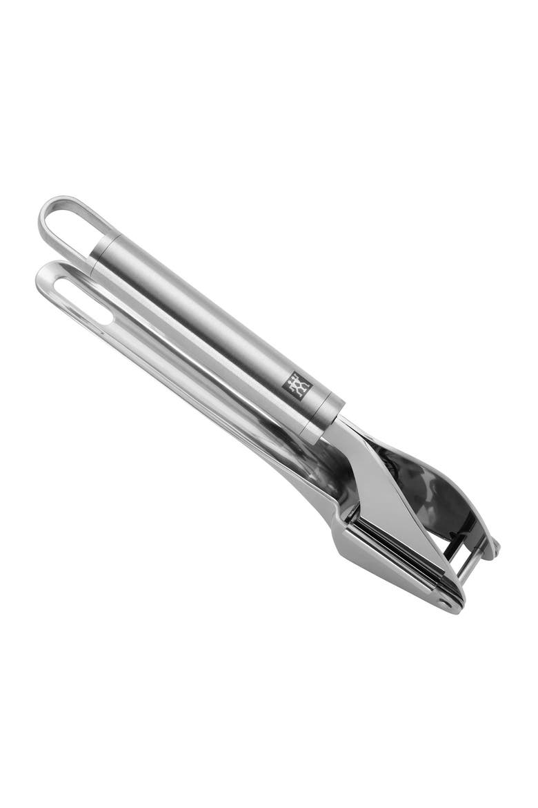 Pro Garlic Press, Alternate, color, STAINLESS STEEL
