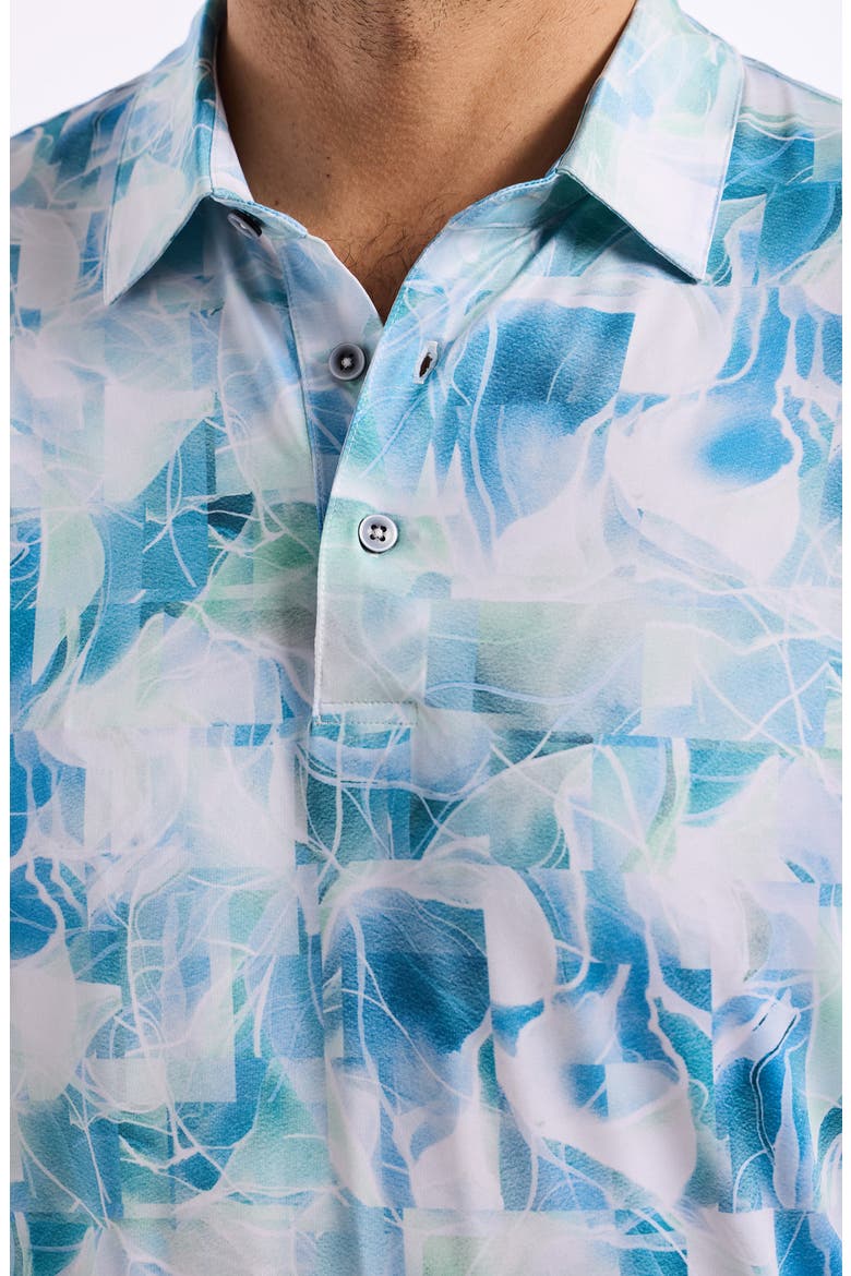 Addis Knit Polo, Alternate, color, LIGHT BLUE